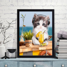 Charger l&#39;image dans la galerie, Mosaïque - diamant rond complet - 40x30cm
