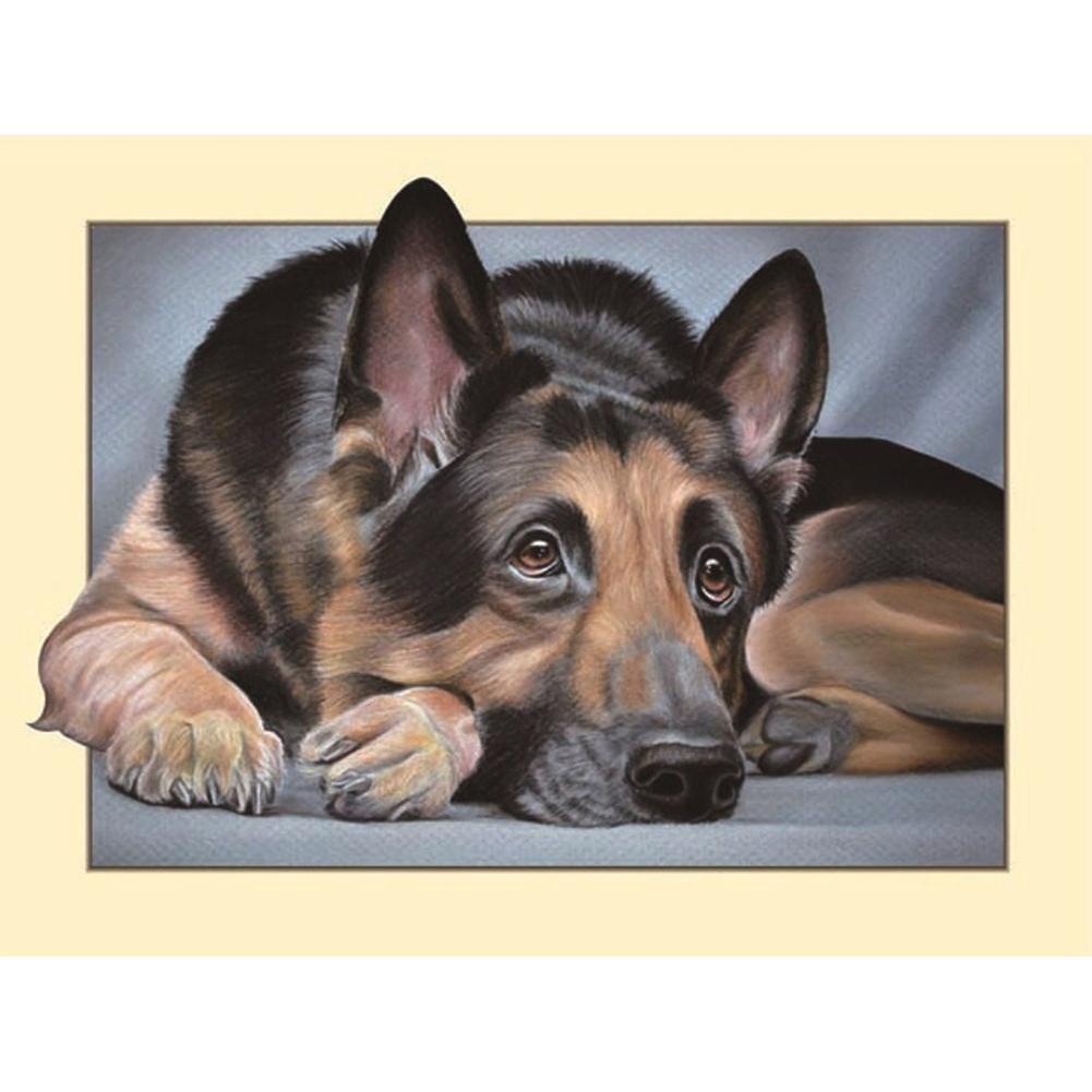 Mosaïque - diamant rond complet - 40x30cm