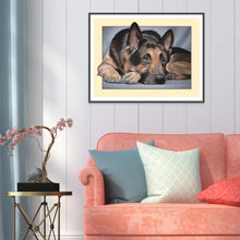 Charger l&#39;image dans la galerie, Mosaïque - diamant rond complet - 40x30cm
