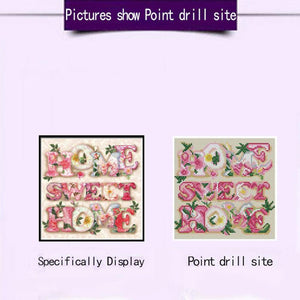 Sweet - diamant rond complet - 30x30cm