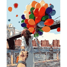 Charger l&#39;image dans la galerie, Amateurs de ballons - diamant rond complet - 40x30cm
