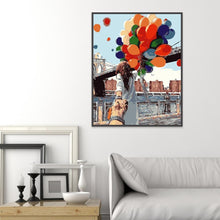 Charger l&#39;image dans la galerie, Amateurs de ballons - diamant rond complet - 40x30cm
