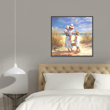 Charger l&#39;image dans la galerie, Famille - diamant rond complet - 30x30cm
