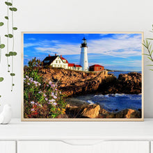 Charger l&#39;image dans la galerie, Paysage - diamant rond complet - 40x30cm
