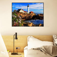 Charger l&#39;image dans la galerie, Paysage - diamant rond complet - 40x30cm
