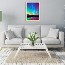 Charger l&#39;image dans la galerie, Ciel de fantaisie - diamant rond complet - 40x30cm
