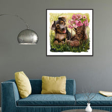 Charger l&#39;image dans la galerie, Animal - diamant rond complet - 30x30cm
