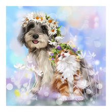 Charger l&#39;image dans la galerie, Animal - diamant rond complet - 30x30cm
