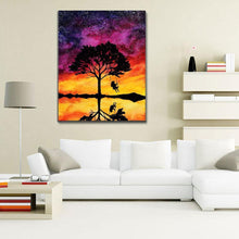 Charger l&#39;image dans la galerie, Vue fantastique - diamant rond complet - 40x30cm
