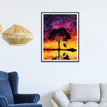 Charger l&#39;image dans la galerie, Vue fantastique - diamant rond complet - 40x30cm
