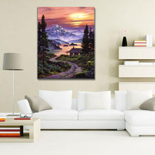 Charger l&#39;image dans la galerie, Vue fantastique - diamant rond complet - 40x30cm
