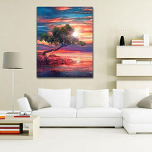Charger l&#39;image dans la galerie, Vue fantastique - diamant rond complet - 40x30cm
