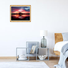 Charger l&#39;image dans la galerie, Vue magnifique - diamant rond complet - 40x30cm
