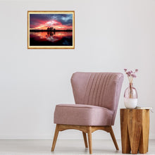 Charger l&#39;image dans la galerie, Vue magnifique - diamant rond complet - 40x30cm
