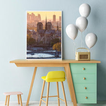 Charger l&#39;image dans la galerie, Notre dame de paris - diamant rond complet - 30x40cm
