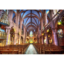 Charger l&#39;image dans la galerie, Notre dame de paris - diamant rond complet - 40x30cm
