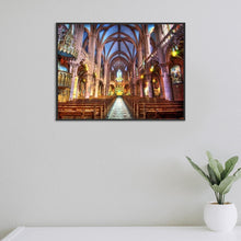 Charger l&#39;image dans la galerie, Notre dame de paris - diamant rond complet - 40x30cm
