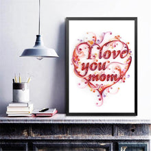 Charger l&#39;image dans la galerie, Amour de mère - diamant rond complet - 30x40cm
