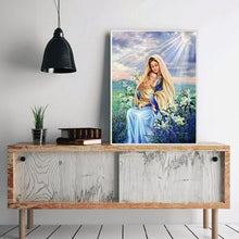 Charger l&#39;image dans la galerie, Maman enfants - diamant rond complet - 30x40cm
