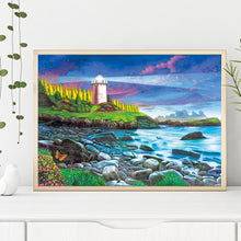 Charger l&#39;image dans la galerie, Paysage - diamant rond complet - 40x30cm
