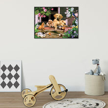 Charger l&#39;image dans la galerie, pour - diamant rond complet - 40x30cm
