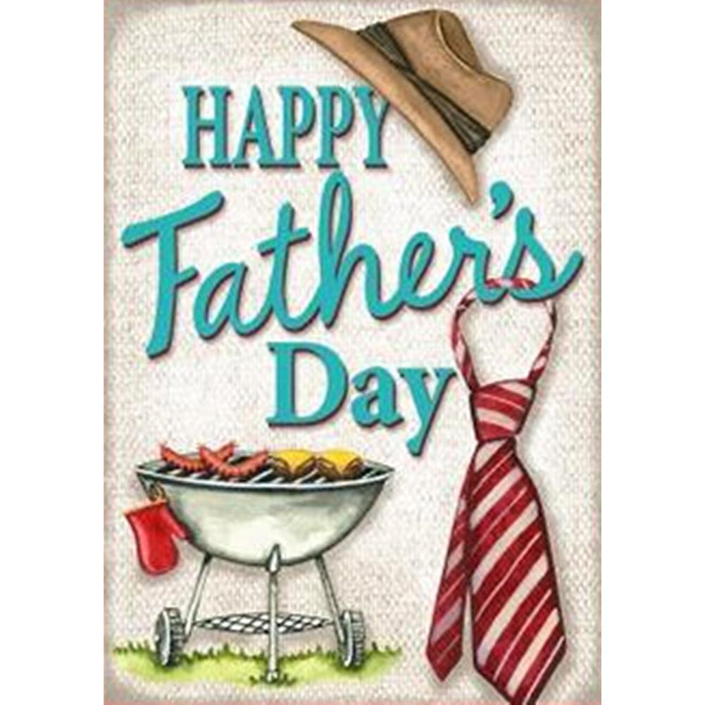 Lettre - diamant rond complet - 30x40cm