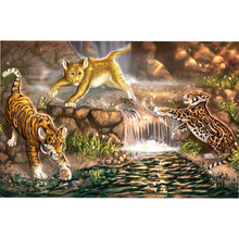 Charger l&#39;image dans la galerie, Animaux mignons - diamant rond complet - 40x30cm
