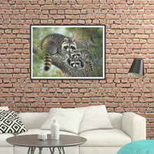 Charger l&#39;image dans la galerie, Animaux mignons - diamant rond complet - 40x30cm
