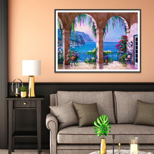 Charger l&#39;image dans la galerie, Paysage - diamant rond complet - 40x30cm
