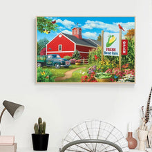 Charger l&#39;image dans la galerie, Paysage - diamant rond complet - 40x30cm
