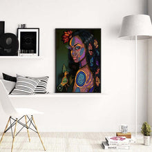 Charger l&#39;image dans la galerie, Caractère - diamant rond complet - 30x40cm
