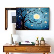 Charger l&#39;image dans la galerie, Arbre de lune - peinture de diamant plein - 40x30cm

