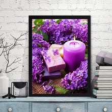 Charger l&#39;image dans la galerie, Bouquet - diamant rond complet - 30x40cm
