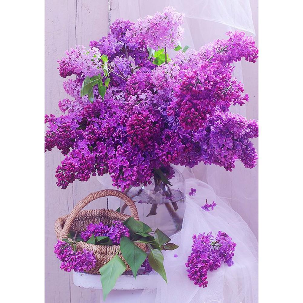 Bouquet - diamant rond complet - 30x40cm