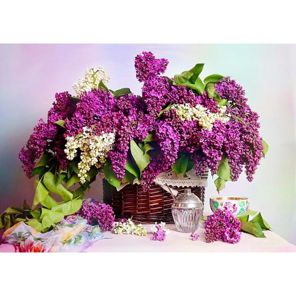 Bouquet - diamant rond complet - 40x30cm