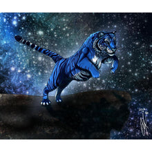 Charger l&#39;image dans la galerie, Tigre - diamant rond complet - 40x30cm
