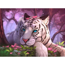 Charger l&#39;image dans la galerie, Tigre - diamant rond complet - 40x30cm
