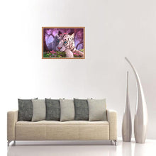 Charger l&#39;image dans la galerie, Tigre - diamant rond complet - 40x30cm
