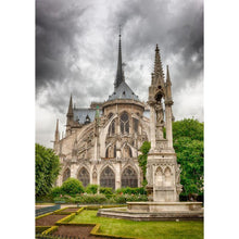 Charger l&#39;image dans la galerie, Notre dame de paris - diamant rond complet - 30x40cm
