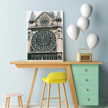 Charger l&#39;image dans la galerie, Notre dame de paris - diamant rond complet - 30x40cm
