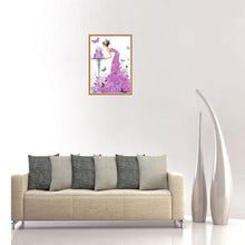 Charger l&#39;image dans la galerie, Caractère - diamant rond complet - 40x30cm
