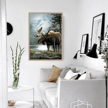 Charger l&#39;image dans la galerie, Animal - diamant rond complet - 30x40cm
