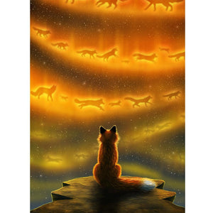 Animal - diamant rond complet - 30x40cm