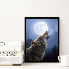 Charger l&#39;image dans la galerie, Animal - diamant rond complet - 30x40cm
