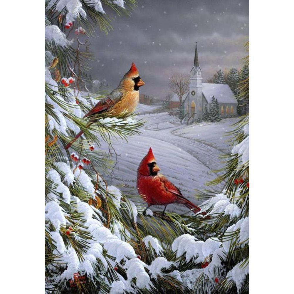 Animal - diamant rond complet - 40x30cm