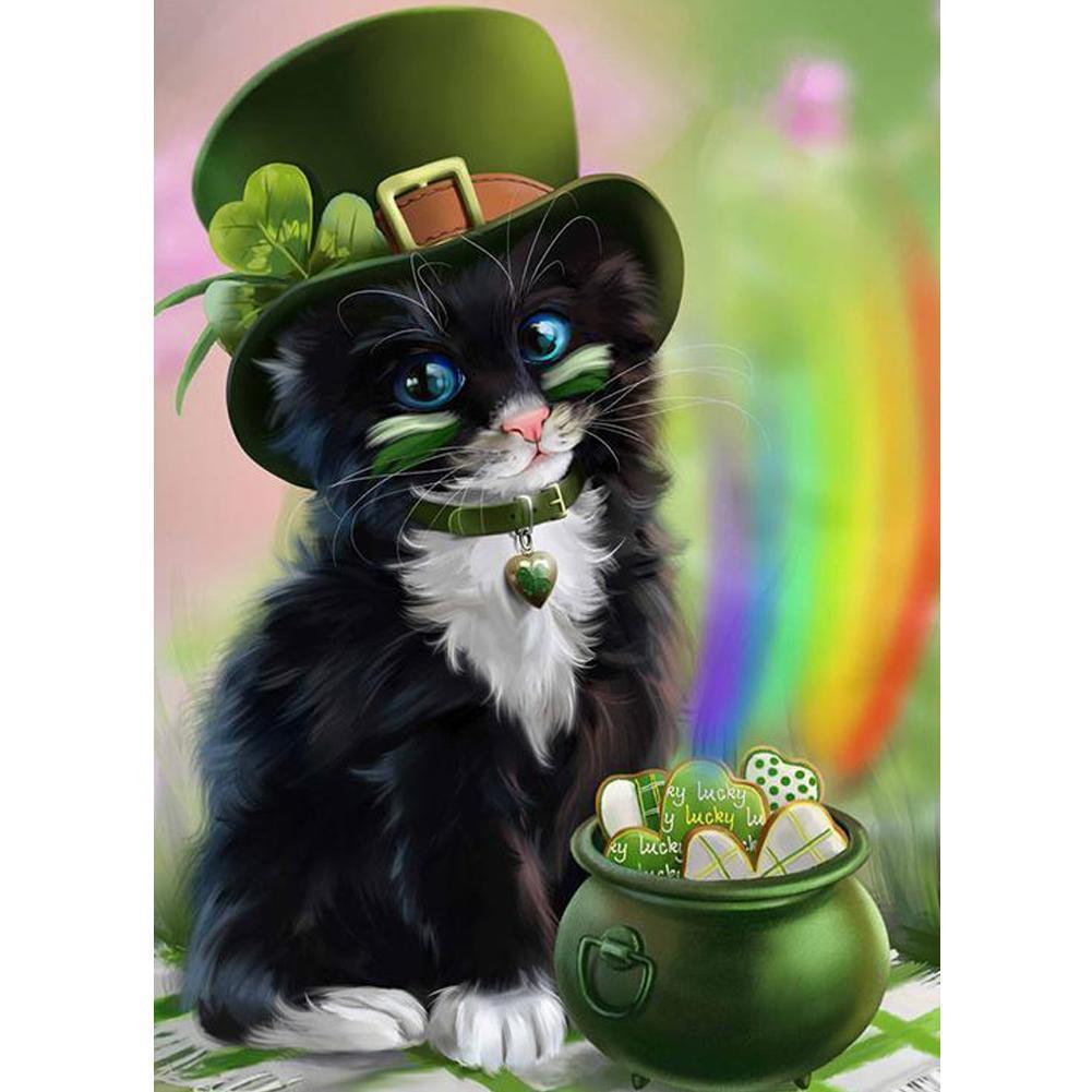 Animal - diamant rond complet - 40x30cm