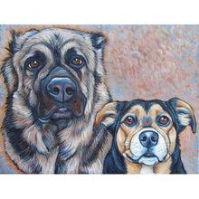 Charger l&#39;image dans la galerie, Animal - diamant rond complet - 40x30cm
