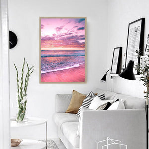 Paysage - diamant rond complet - 30x40cm