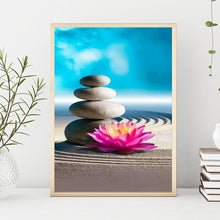 Charger l&#39;image dans la galerie, Fleur - diamant rond complet - 30x48cm
