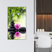 Charger l&#39;image dans la galerie, Fleur - diamant rond complet - 30x48cm
